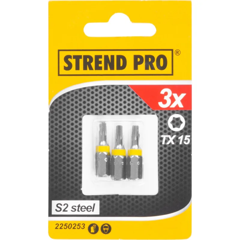 Bit Strend Pro Torx TX 15, balenie 3 ks