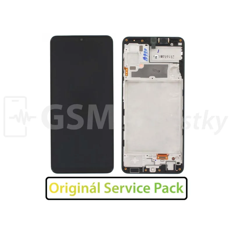 Samsung A225 Galaxy A22 - LCD displej + Dotykové sklo a rám Originál