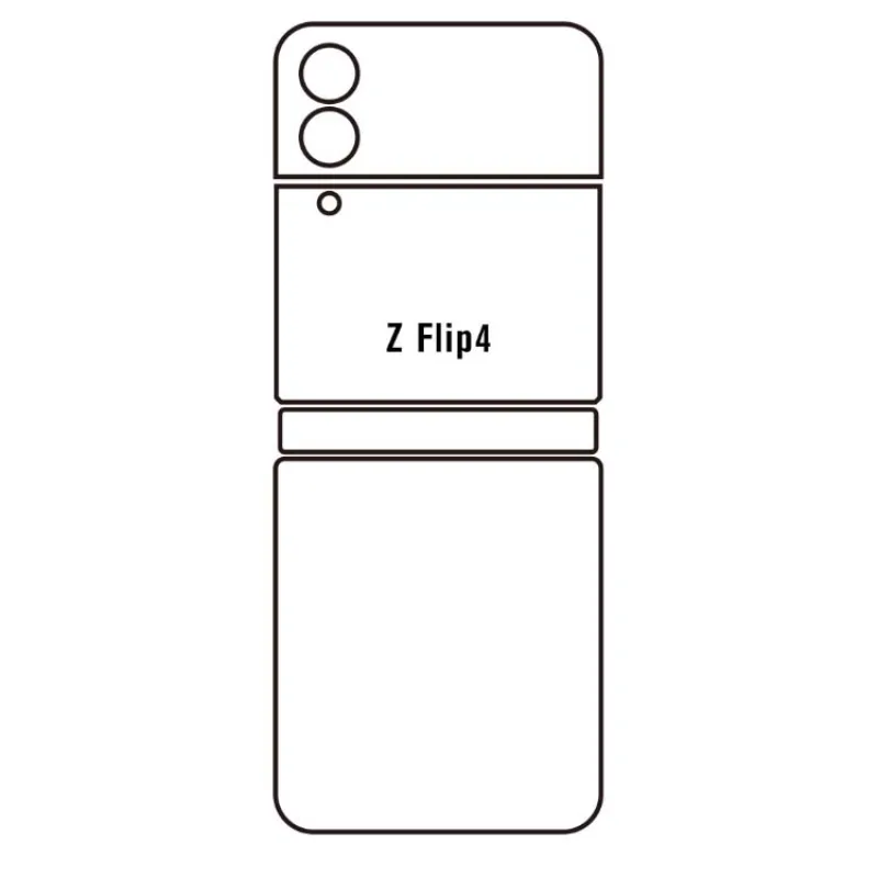 Hydrogel ochranná fólia pre Samsung Galaxy Z Flip 4 (SM-F721) Variant:: vonkajšia matná