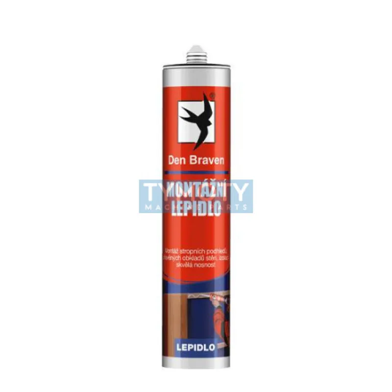 Den Braven Montážne lepidlo - 280 ml biela, kartuša _50408RL