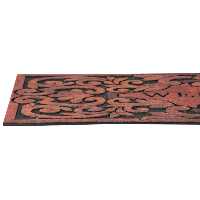 Rohožka pred dvere RBM 116 – 120x58 cm, hnedá