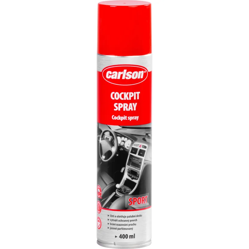 Čistič palubnej dosky Carlson SPORT, aerosól, 400 ml