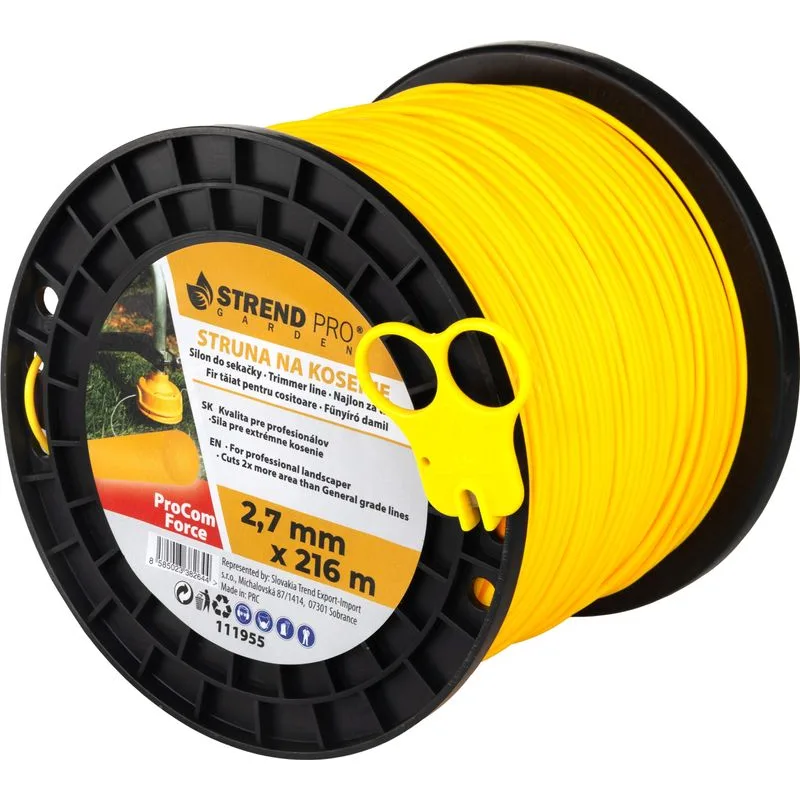 Silon na kosenie ProCom Force 2,7 mm, okrúhly, Spool 216 m