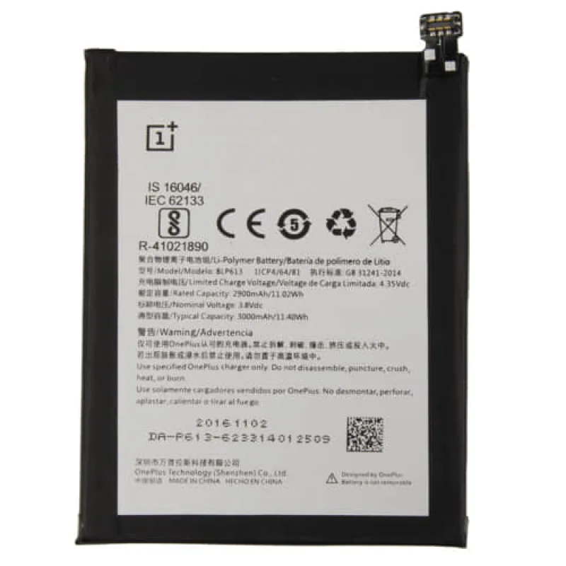 OnePlus Batéria One Plus 3 - BLP613 Variant:: OEM