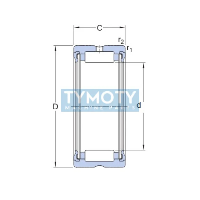 SKF RNA 4906.2RS ihlové ložisko