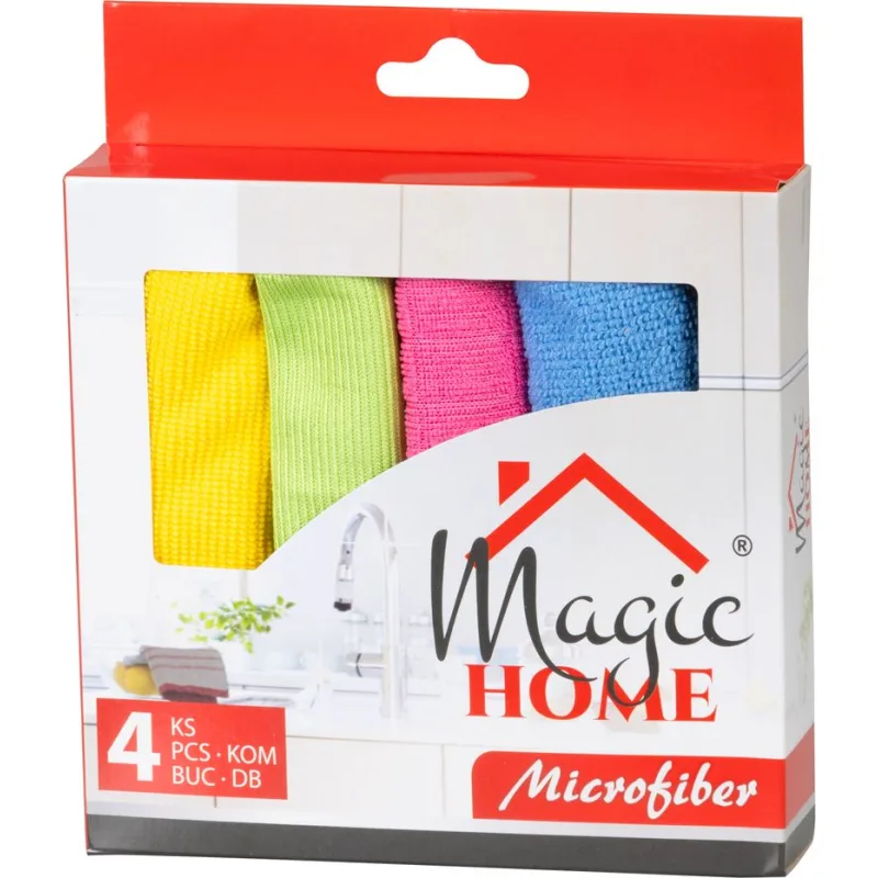 Utierka MagicHome, microfiber, 30x30 cm, bal. 4 ks