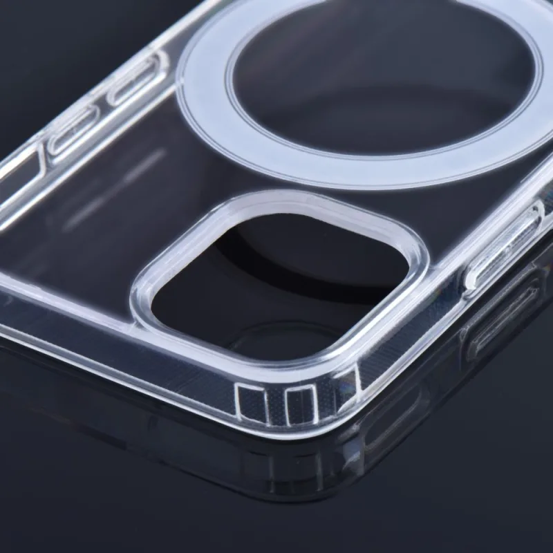 Puzdro MagSafe pre Apple iPhone 12 mini Farba: Priesvitné