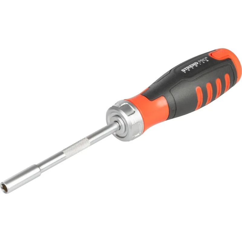 Skrutkovač Premium, sada, s 12 bitmi, torx + ploché + Philips