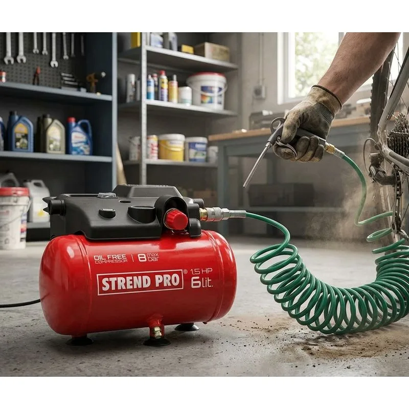 Kompresor Strend Pro BOF1506, bezolejový, 1,1 kW, 6 litrov