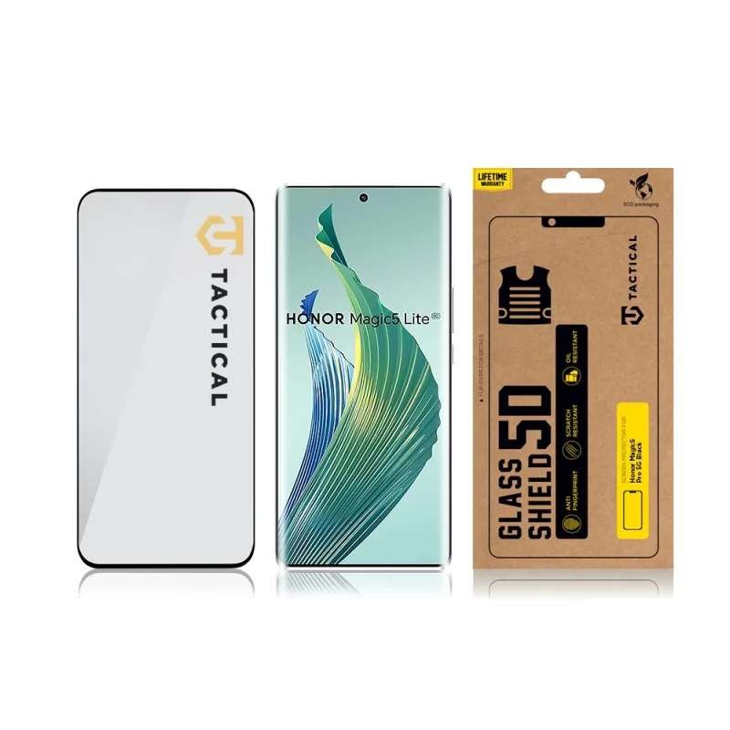 Mocolo Ochranné 5D sklo na celý displej Honor Magic 5 Pro 5G Black