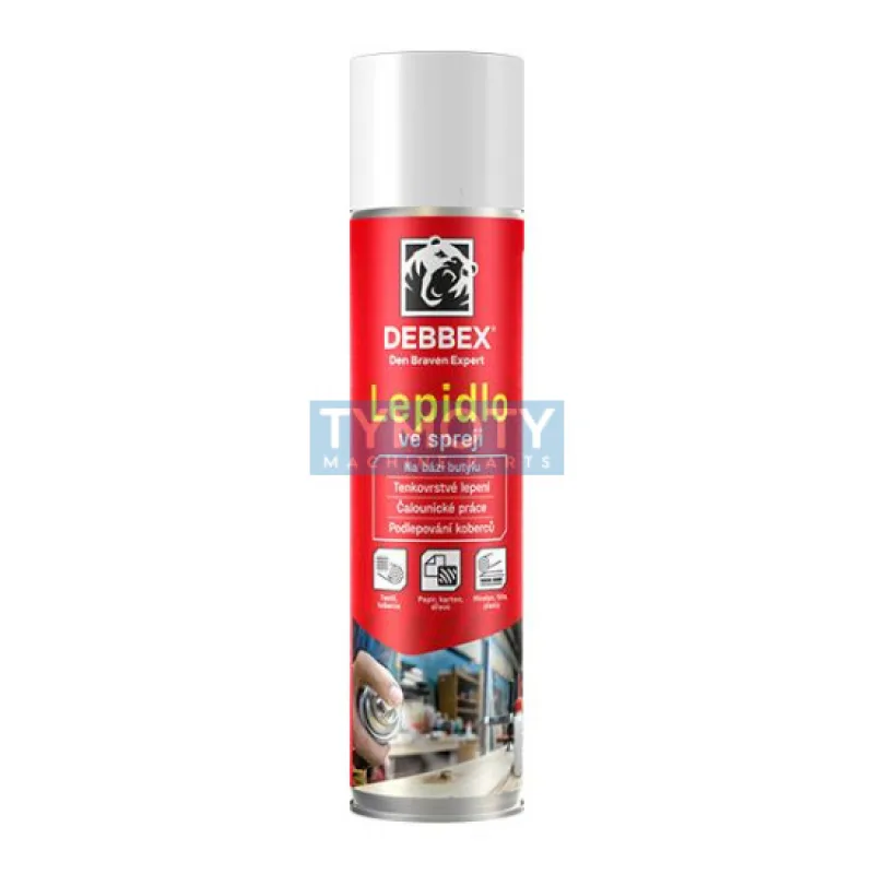 Tectane Lepidlo v spreji na báze butylu - 400 ml žltkastá, sprej _TA21000
