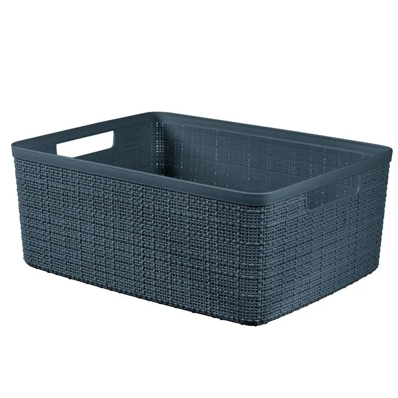 Kôš Curver JUTE M, 12 l, antracitový, 36×15×28 cm