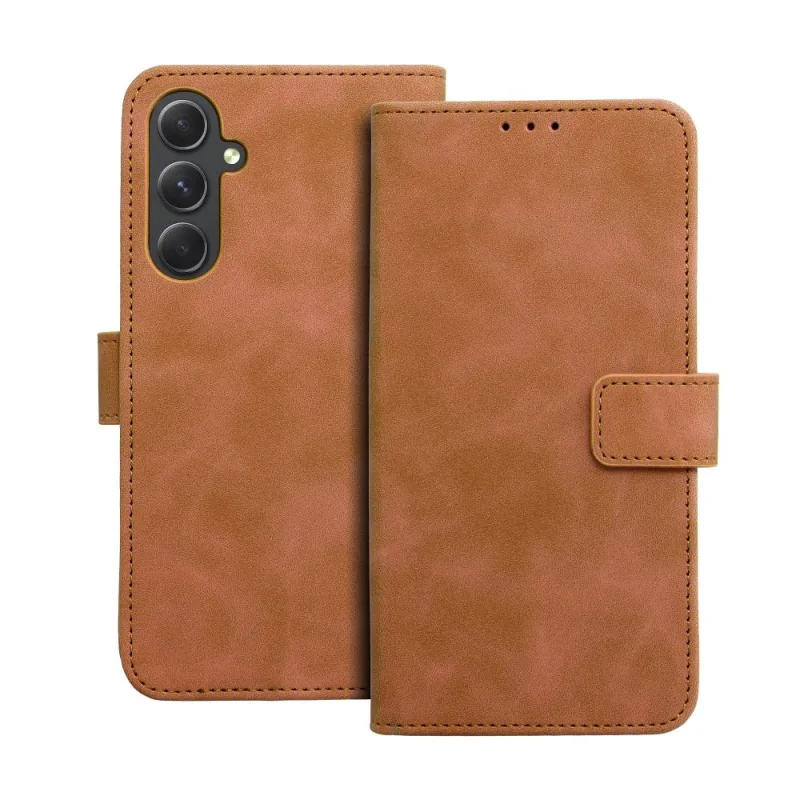 Magnet Book Knižkové diárové puzdro Xiaomi Redmi Note 14 4G, hnedé