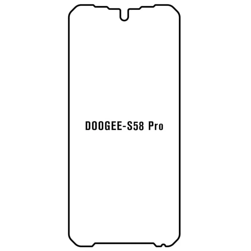 Ochranná fólia Sunshine Hydrogel pre Doogee S58 Pro Variant:: predna matná