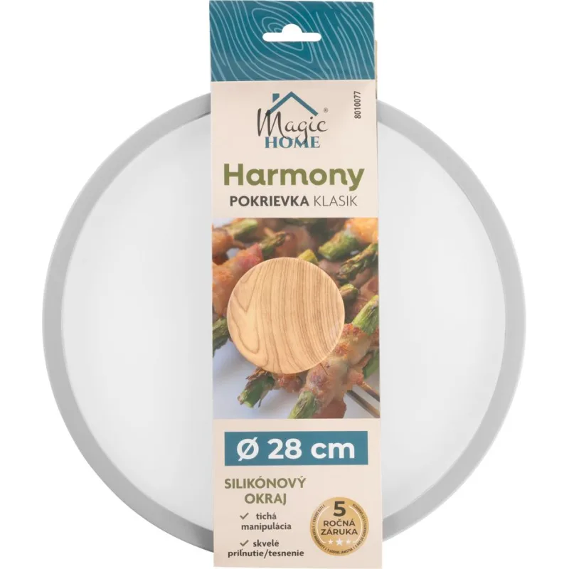 Pokrievka MagicHome Harmony, sklenená, 28 cm