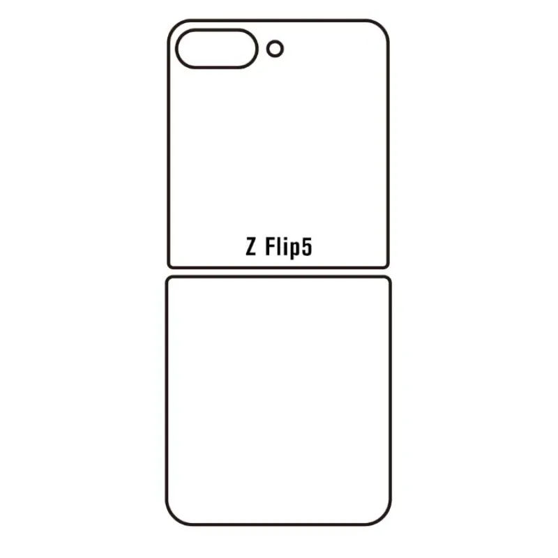 Hydrogel ochranná fólia pre Samsung Galaxy Z Flip 5 (SM-F731) Variant:: vnútorná matná