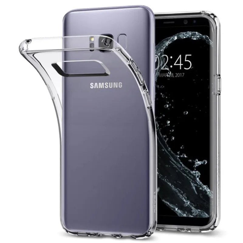Transparentné Puzdro priesvitné silikónové Samsung G950 Galaxy S8 Farba: Priesvitné 6009