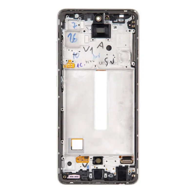 Samsung Galaxy A52, A52 5G - LCD displej + Dotykové sklo a Rám Originál Farba: Čierna