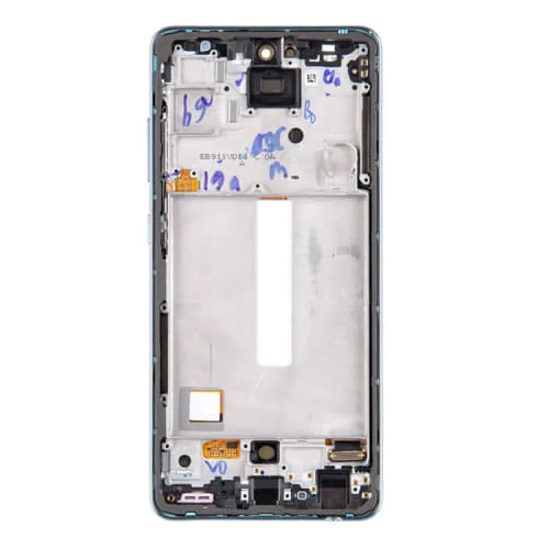 Samsung Galaxy A52, A52 5G - LCD displej + Dotykové sklo a Rám Originál Farba: Čierna