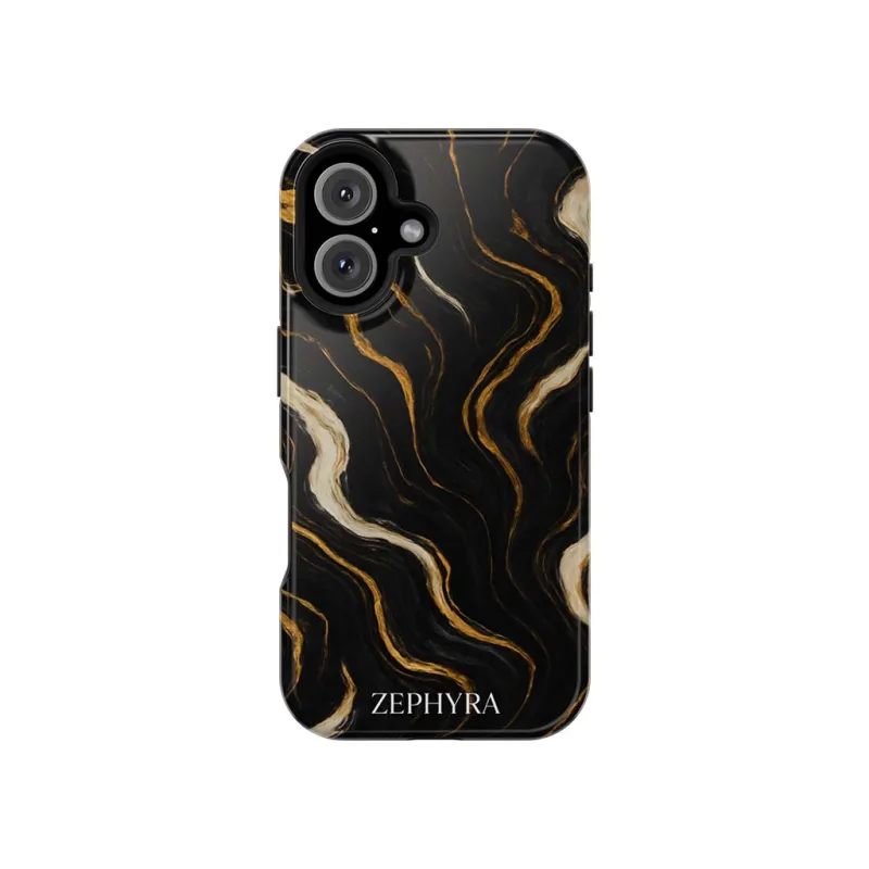 ZEPHYRA Noir Luxe Marble - iPhone 16 Plus Kryt