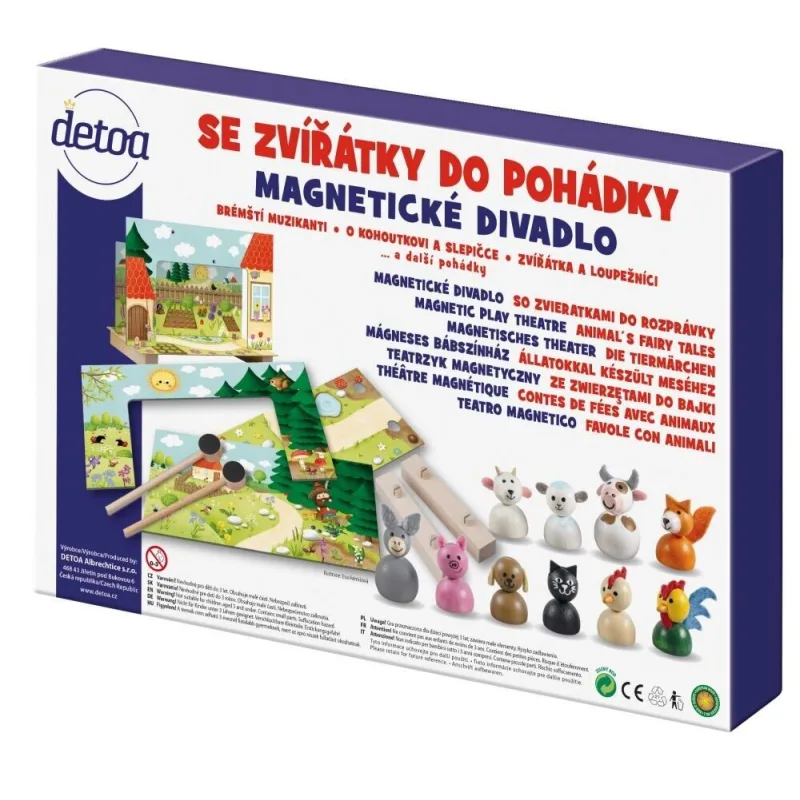 Detoa Magnetické divadlo so zvieratkami do rozprávky