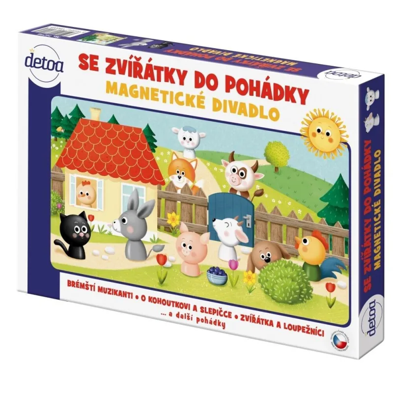 Detoa Magnetické divadlo so zvieratkami do rozprávky