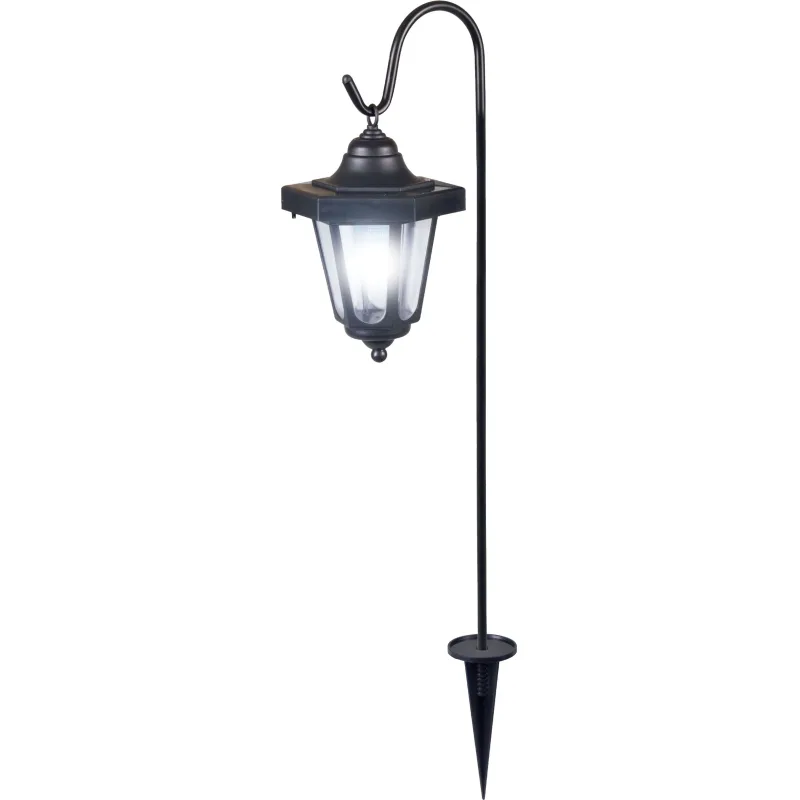 Solárna lampa Gomeisa 700 mm – 1 LED, čierna