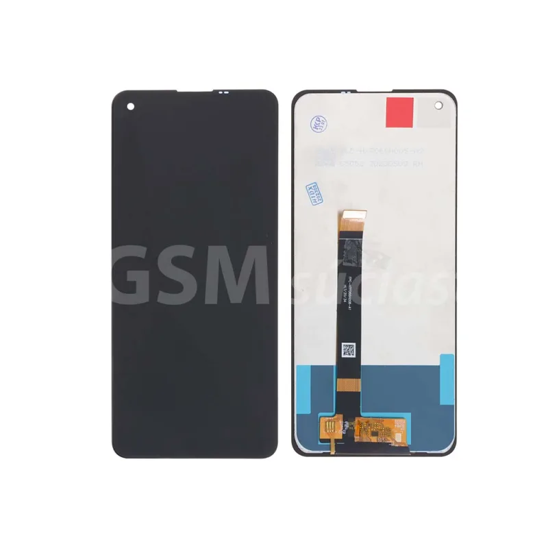 LCD Displej + dotykové sklo LG K51s čierne Farba: Čierna + rám