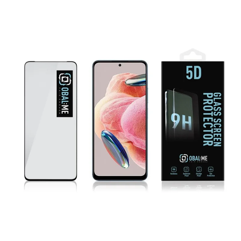 OBAL:ME 5D Tvrdené Sklo pre Xiaomi Redmi 14C 4G/Poco C75 Black
