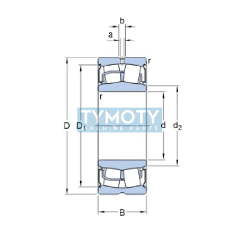 SKF BS2-2214-2RS/VT143 súdčekové ložisko