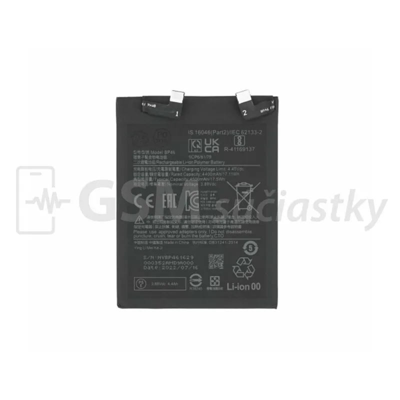 Batéria Xiaomi 12, 12X - BP46 Variant:: OEM