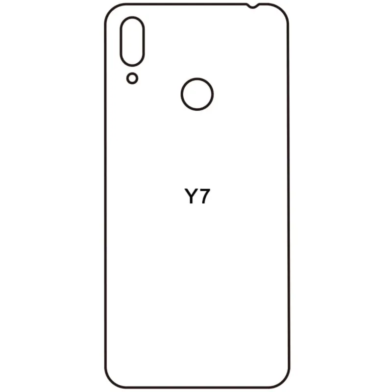 Ochranná fólia Sunshine Hydrogel pre Huawei Y7 2019 Variant:: zadná čirá