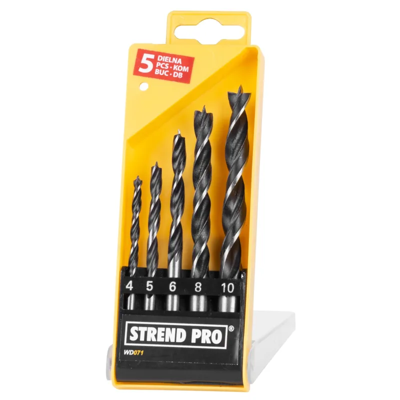 Sada vrtákov do dreva Strend Pro WD071 – 5 dielna, 4-10 mm