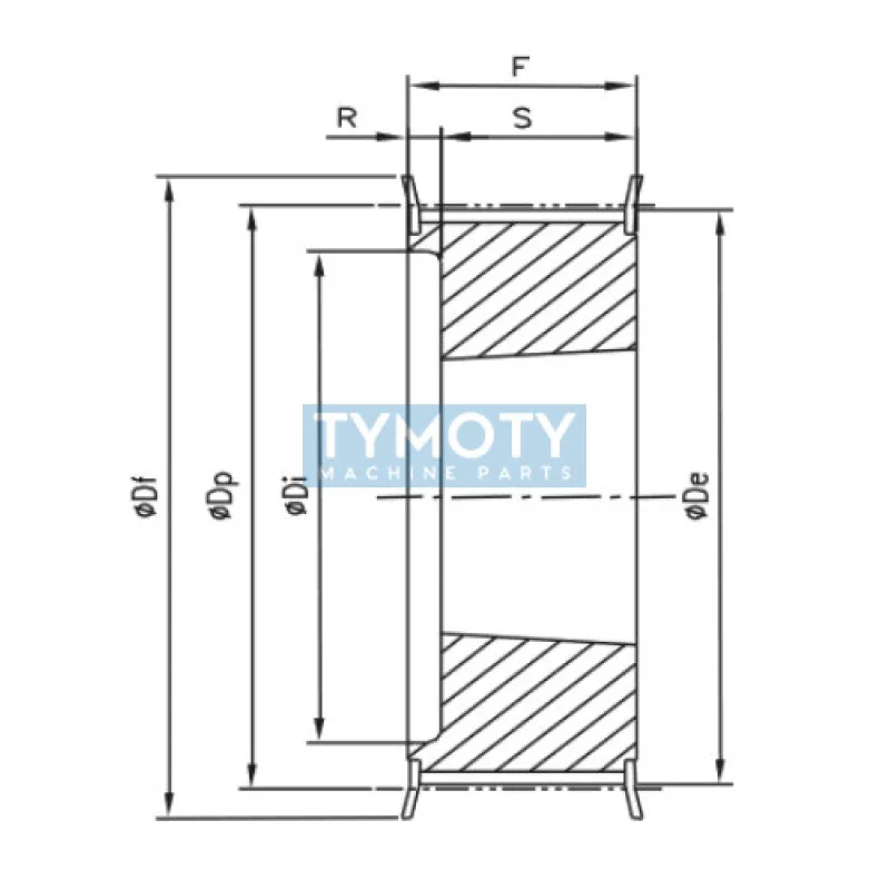 Remenica TB 25 H 150 optibelt ZRS na Taper Lock
