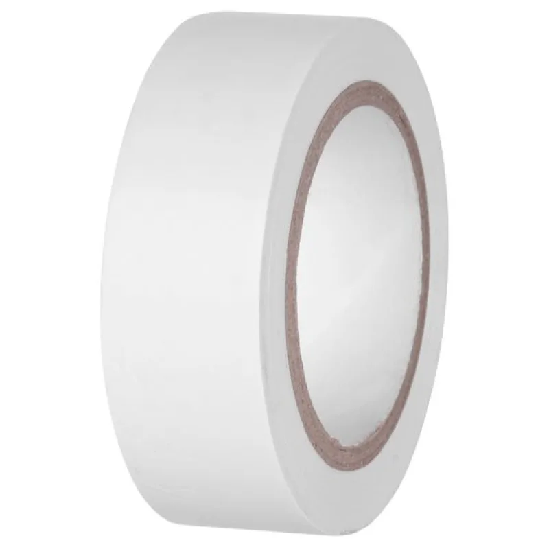 Izolačná páska biela, 19 mm x 10 m, PVC, do 600 V