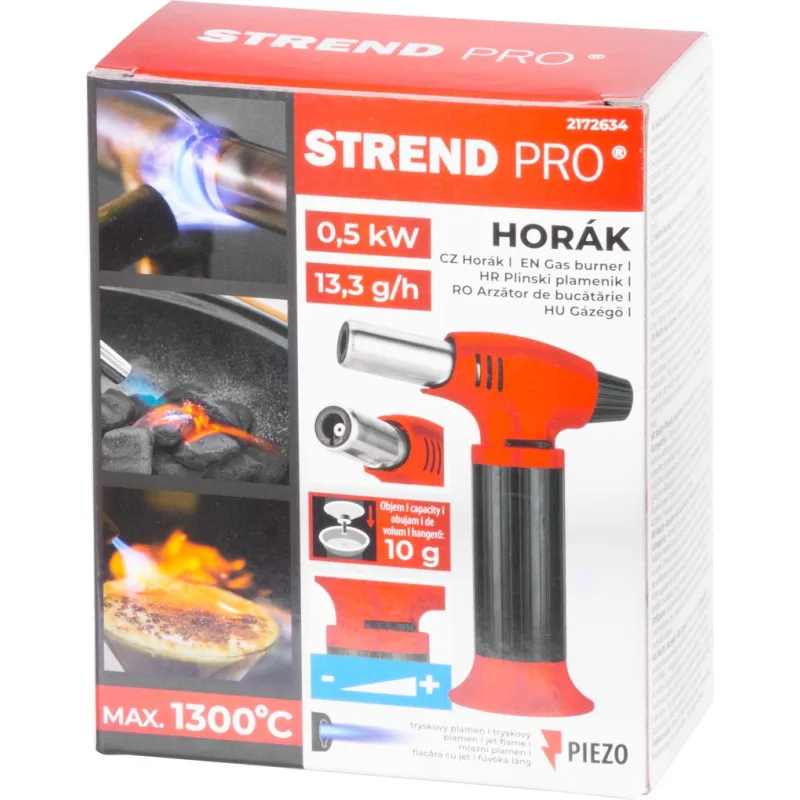 Horák Strend Pro 400 Piezo, Mini, flambovací, plniteľný, 1300 °C