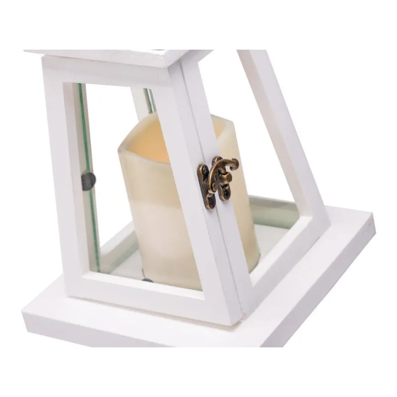 Lampáš MagicHome LW8823, 33 cm, LED, drevený, vintage štýl