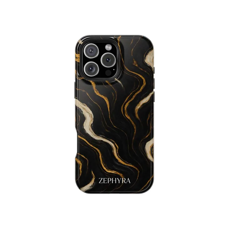ZEPHYRA Noir Luxe Marble - iPhone 12 Pro Kryt