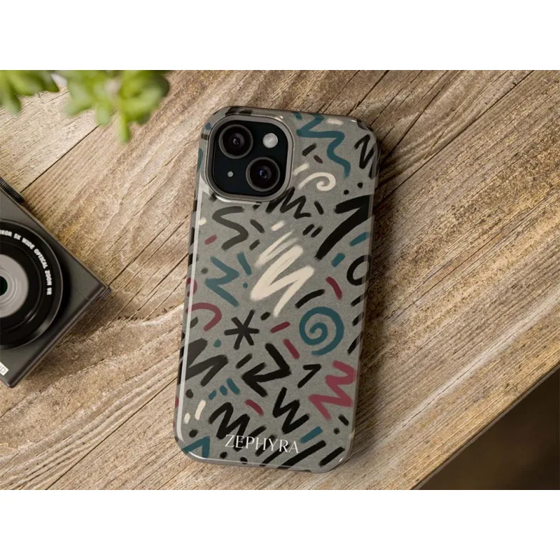 ZEPHYRA Graffiti Marks - iPhone 14 Plus Kryt