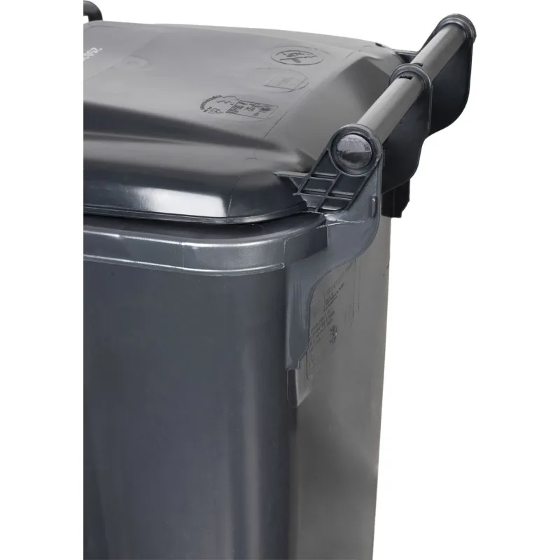 Smetná nádoba MGB 120 l, plastová, čierna, HDPE