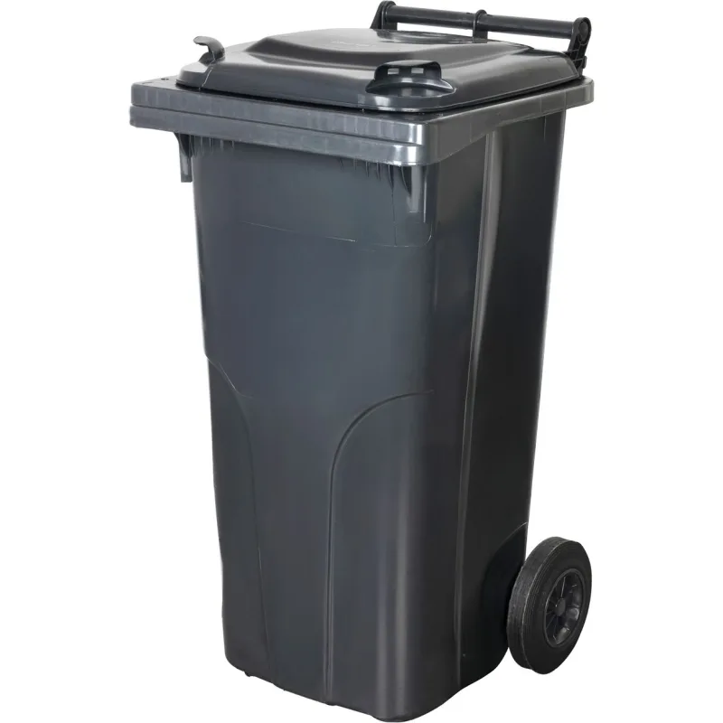 Smetná nádoba MGB 120 l, plastová, čierna, HDPE
