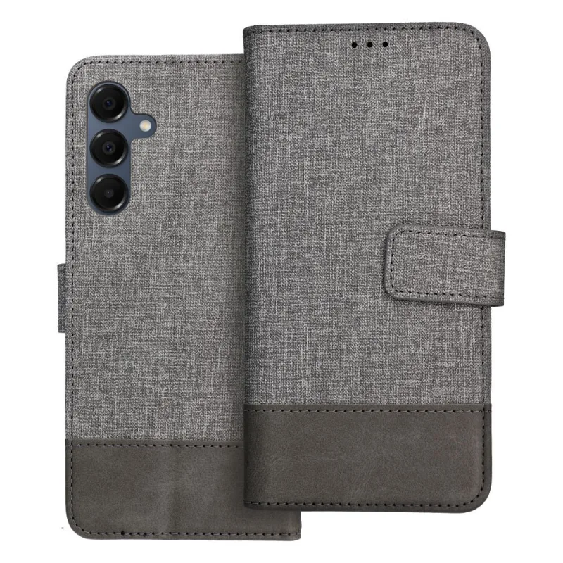 Magnet Book Peňaženkový kryt pre Samsung Galaxy A16 4G, A16 5G, šedý