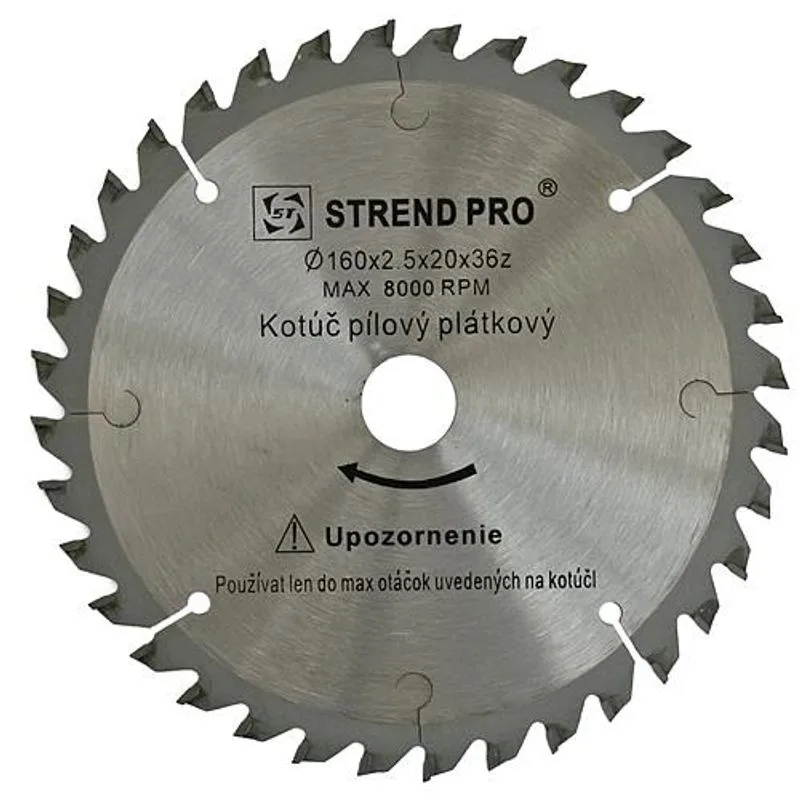Pílový kotúč SuperSaw NWC 160x2,5x20 36T, na drevo, SK plátky