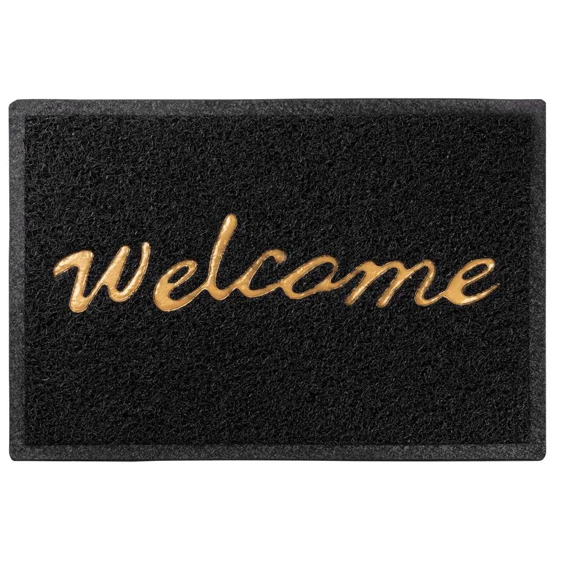 Rohožka pred dvere CBM 122 Welcome – čierna, 40x60 cm