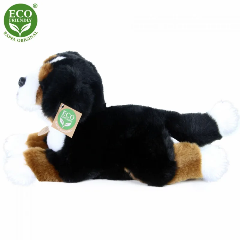 Plyšový bernský salašnícky pes ležiaci 30 cm ECO-FRIENDLY
