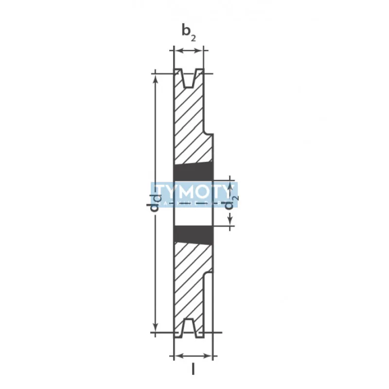 Remenica TB SPZ 75/1 optibelt KS na Taper Lock