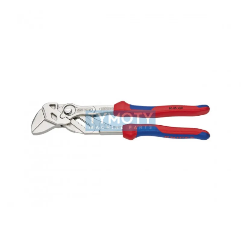 KNIPEX 86 05 250 Kliešťový kľúč, viaczložkové návleky, chrómované