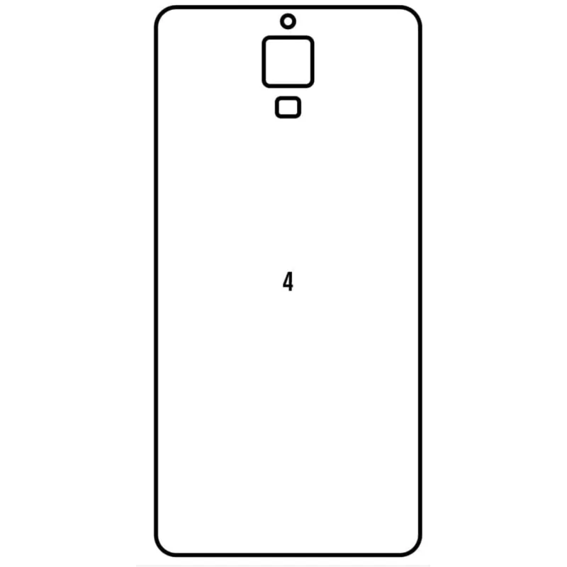 Ochranná fólia Sunshine Hydrogel pre Xiaomi Mi4 Variant:: zadná čirá