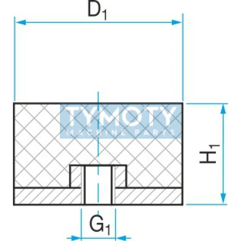 Silentblok typ 5 - 40x20 M10