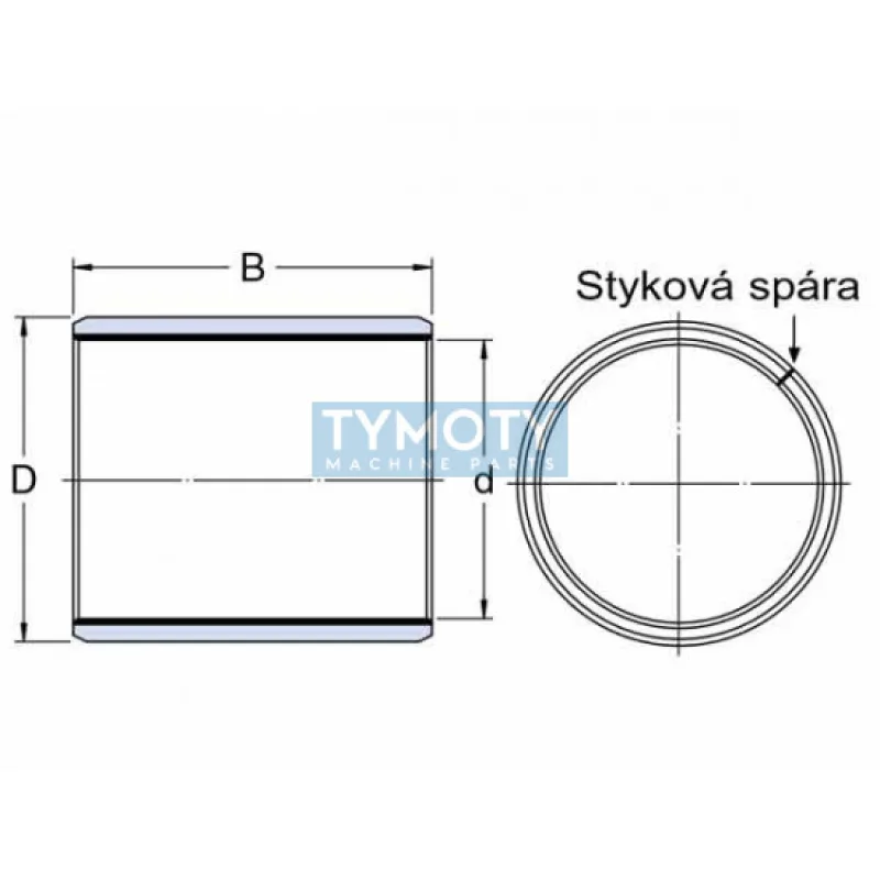 SKF PCM 121415 E puzdro klzné, oceľ-PTFE